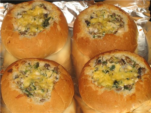 Фаршированные булочки - быстрый завтрак.1 рецепт:Очень вкусно и сытно! Как ... - 4