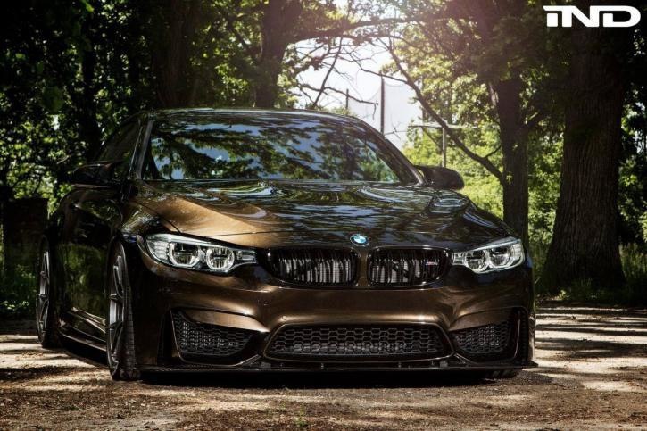 BMW M4 Coupe Pyrite Brown by IND - 2