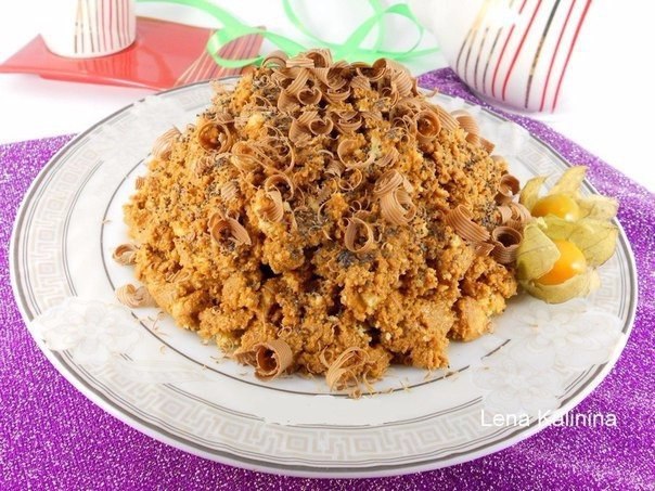Торт "Муравейник" за 10 минут. Это вкусный и быстрый в приготовлении тортик без выпечки из ...