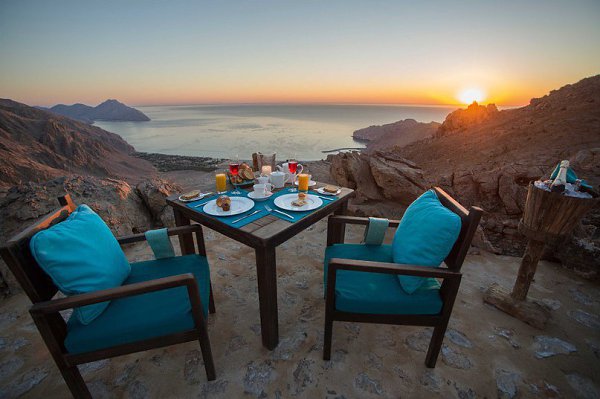 Six Sences – Zighy Bay, Oman.Невероятной красоты ресторан.