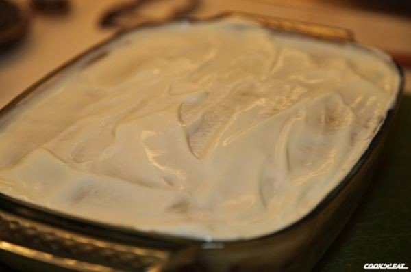 Картофельная запеканка с мясом.Ингредиенты:Картофель — 1,3 кгФарш говяжий — 500 гЛук репчатый — 2 ... - 8
