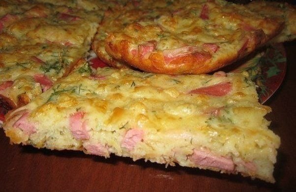 Быстрый пирог.Ингредиенты:-Яйцо куриное — 2 шт-Кефир— 1 стак.-Содa — 0.5 ч. л.-Мукa— 1 стак.-Соль— ...