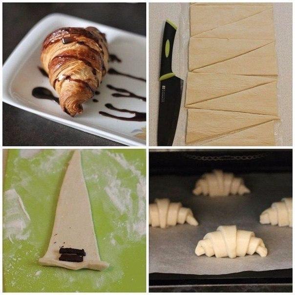 Круассаны.Круассаны на завтрак – это классика. Что может быть вкуснее свежего горячего воздушного ...