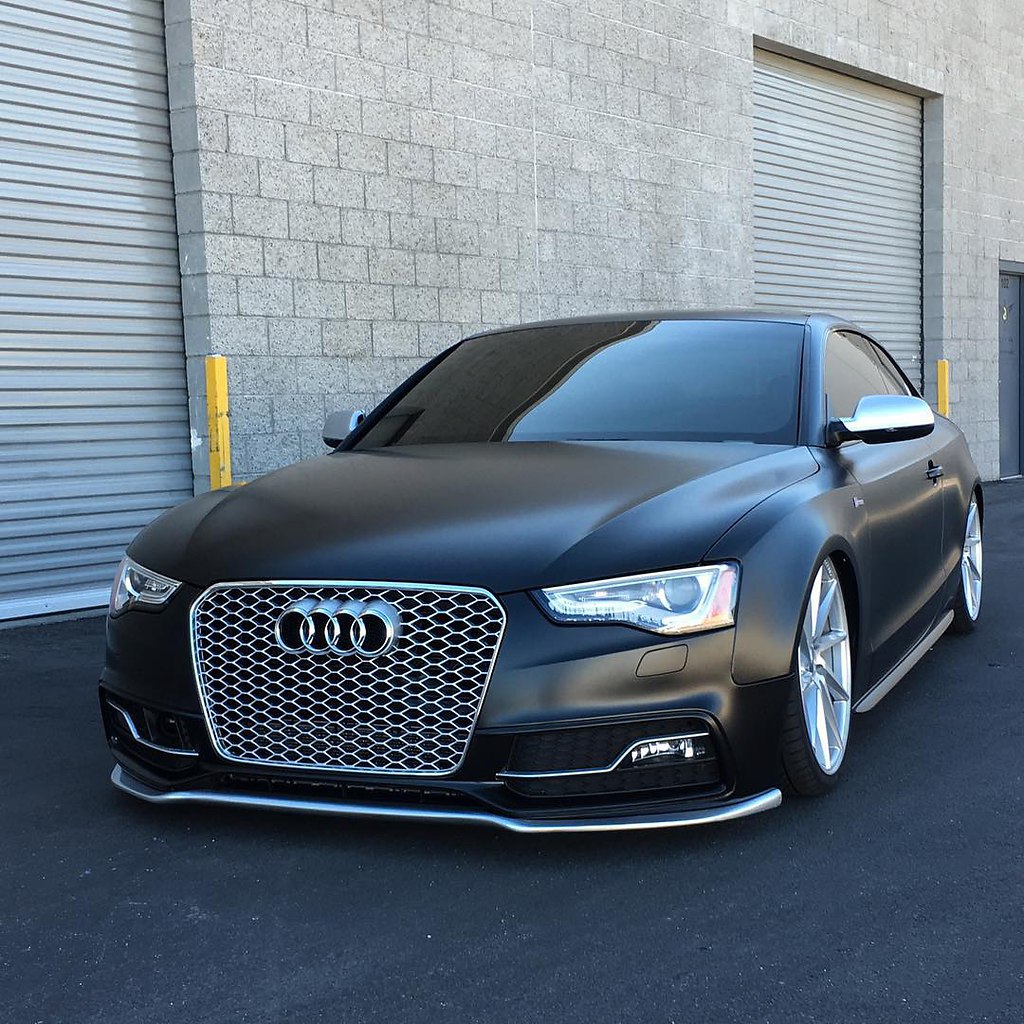  Audi S5 black satin.