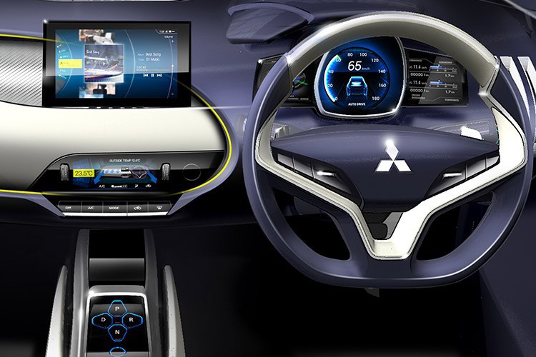 Mitsubishi eX Concept: ��������� � ��������������� � �����������.�������� Mitsubishi ���������� � ... - 6