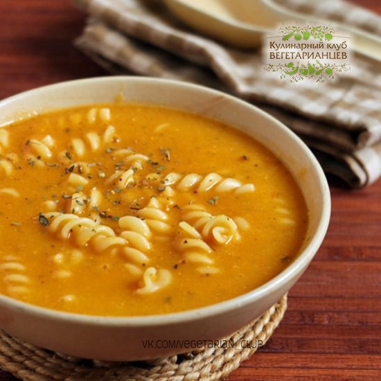 ОВОЩНОЙ СУП С МАКАРОНАМИ.- Кулинарный клуб вегетарианцев -- 1/2 стакана любых макаронных изделий- 1 ...