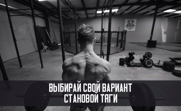ВЫБИРАЙ СВОЙ ВАРИАНТ СТАНОВОЙ ТЯГИ.Становая тяга — одно из самых результативных упражнений в плане ...
