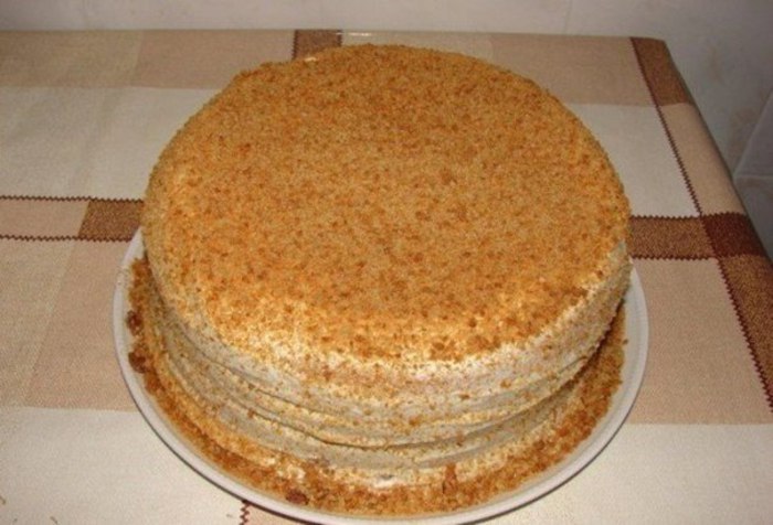 Сметанник на скорую руку.Сметанник на скорую руку - очень вкусный и нежный торт. Готовить его легко ...