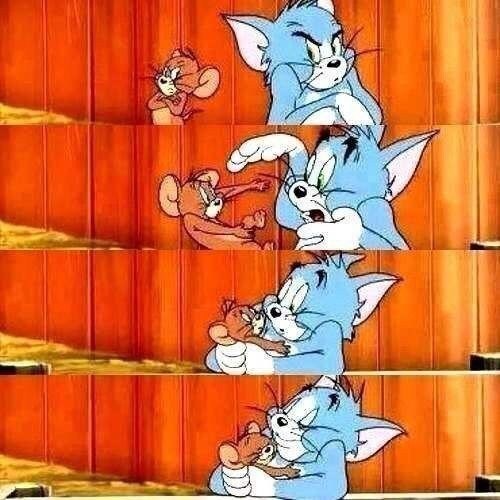 Будьте как Том и Джери. Ругайтесь, но никогда не расставайтесь!