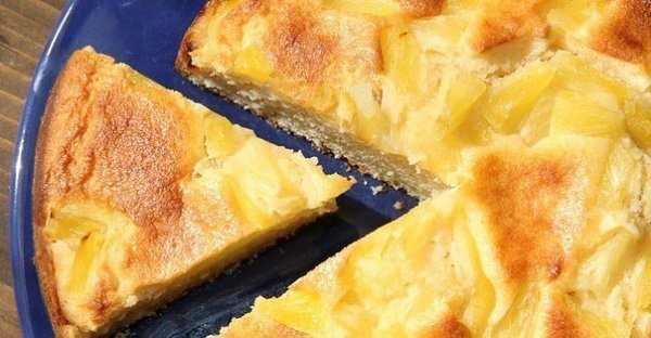 ТВОРОЖНЫЙ ПИРОГ С АНАНАСАМИ.ИНГРЕДИЕНТЫ: мука пшеничная - 300 г; кефир - 200 мл; сахар - 180 г; ...