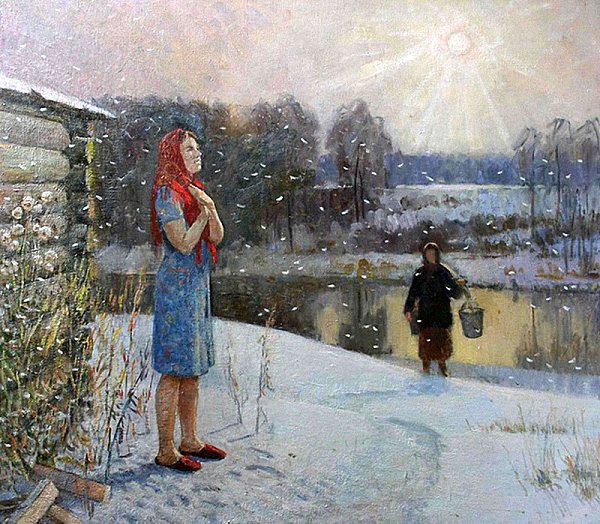 Так снега захотелось... Хлопьями, летящего с небес, Чтоб земля невестою оделась И туман над городом ...