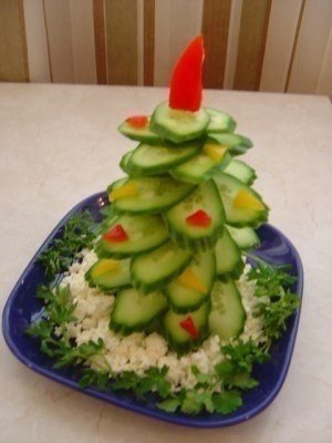 Ёлочка к новогоднему столу. #праздничное@cooklove #закуски@cooklove