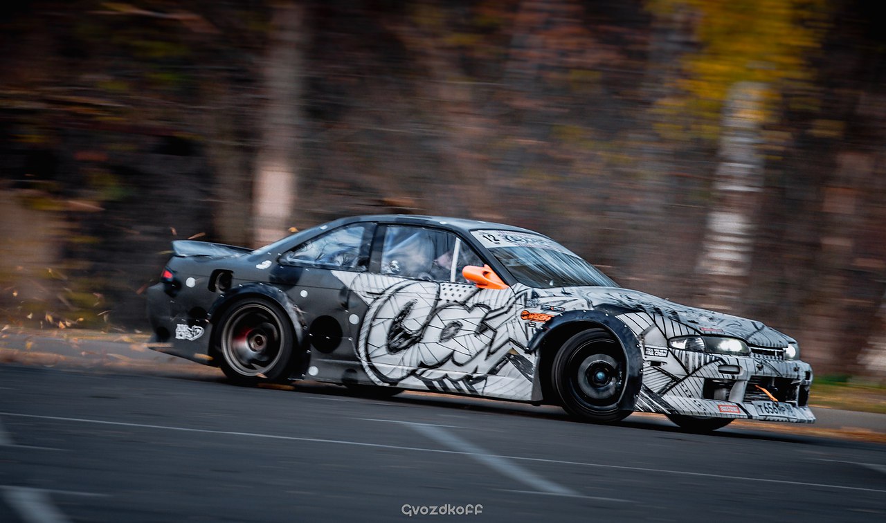 Nissan Silvia s13 Drift livery развертка винила