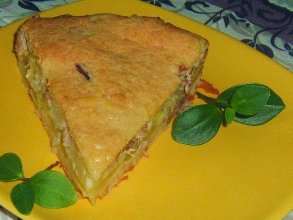 Экспресс-пирог с курицей.ИнгредиентыПродукты майонез 250 граммовсметана 250 граммовЯйца 3 штмука 6 ...