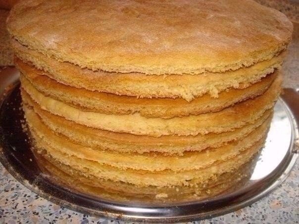 Как быстро приготовить коржи для торта? Приготовление: 1. Коржи для торта в количестве девять - ...
