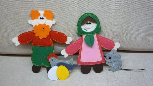 Сказки в кармашке) Игрушки из фетра. Идеи для вдохновения. - 4