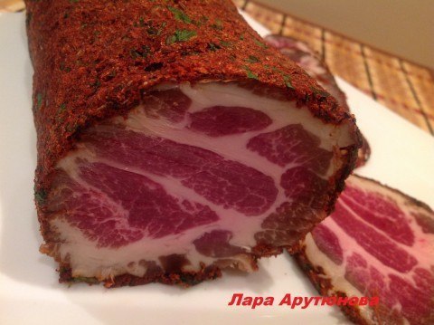 Сыро-вяленое мясо. Почти бастурма. И наконец я решилась приготовить это мясо. Признаюсь честно, я ...
