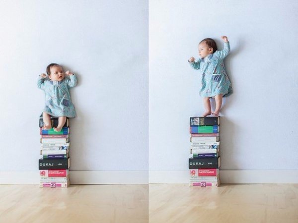 Веселые фотографии отца, который играет со своей новорожденной дочерью. - 5