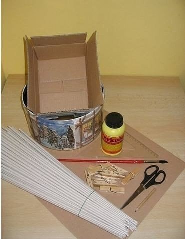 Плетем корзинки из газет - 2