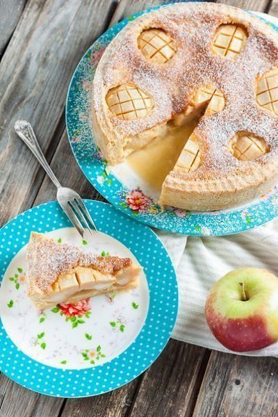 ЯБЛОЧНЫЙ ПИРОГ С ВКУСНЕЙШЕЙ ЗАЛИВКОЙ.ИНГРЕДИЕНТЫ:Для теста: Мука — 2,5 стакана Сливочное масло — 300 ... - 3