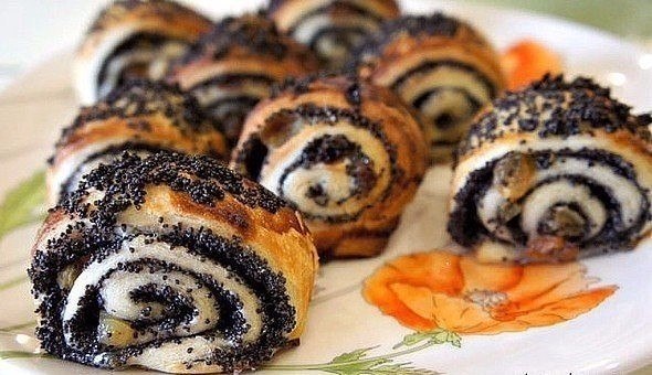 Топ-9 рецептов вкуснейшей выпечки.1. Слоёнки с творожной начинкой и изюмомИнгредиенты:- Тесто ... - 2
