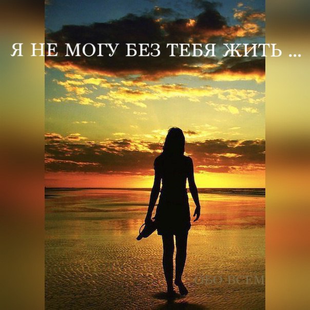 Я не могу без тебя жить! Мне и в дожди без тебя – сушь, Мне и в жару без тебя – стыть. Мне без тебя ...