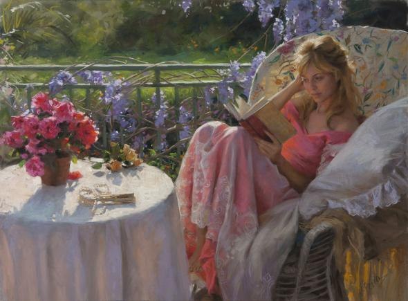 Испанский художник Vicente Romero Redonto. В гибельном фолианте Нету соблазна для Женщины. — Ars ... - 8