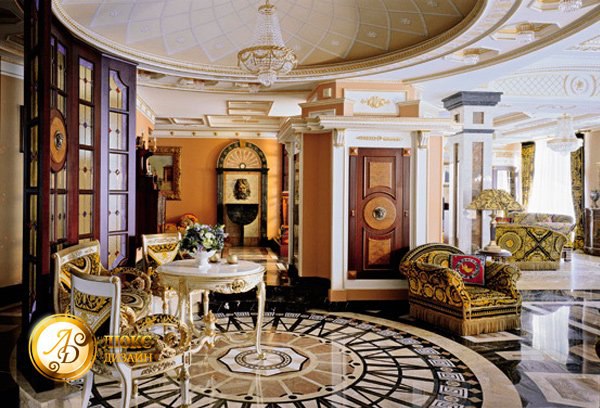 Имперский стиль или "Ампир". Цвета дизайна - синий, белый, красный, часто сочетаются ... - 2