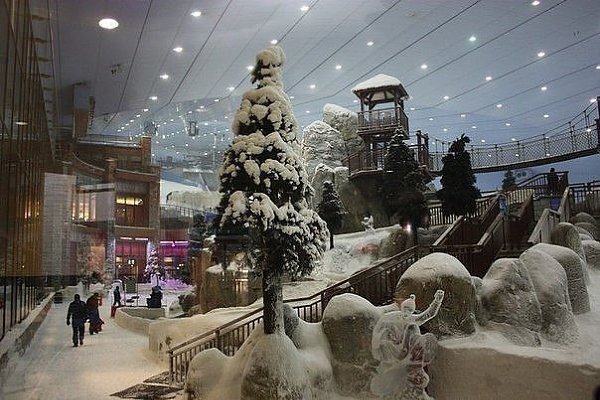 В Дубае находится первый в Азии крытый горнолыжный комплекс Ski Dubai. - 4