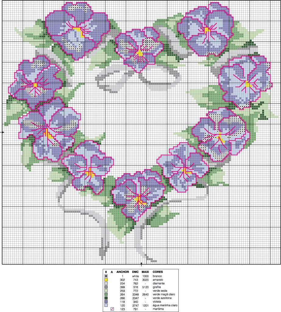 Вот такие символы любви можно вышить крестиком, оформить в мини-рамки и украсить, например, камин. - 5