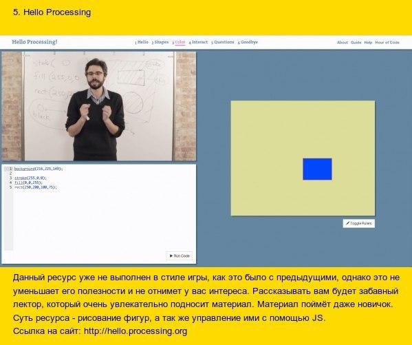 10 лучших сайтов для изучения программирования. - 5