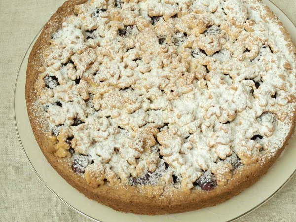 Рецепт песочного пирога с вишней. Предлагаю вам ещё один рецепт вкусного пирога с вишней - в этот ... - 6