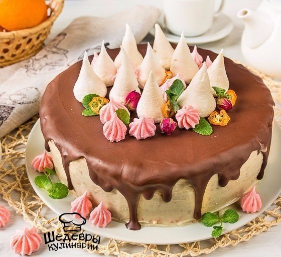 САМЫЙ ВКУСНЫЙ ТОРТ.ИНГРЕДИЕНТЫ:Для бисквита: 5 яиц 225 г сахара 1 ч.л. ванильного сахара 190 г ... - 2