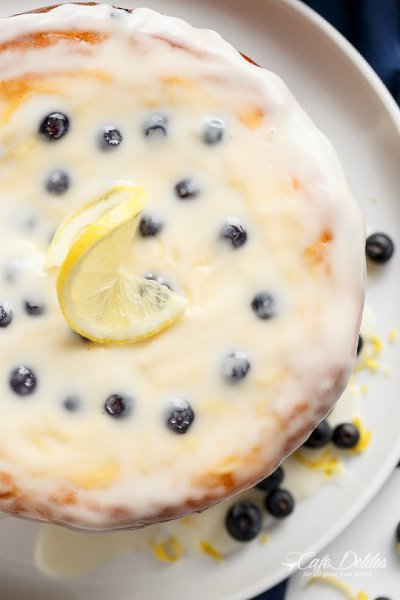 BLUEBERRY LEMON CHEESECAKE CAKE - 2