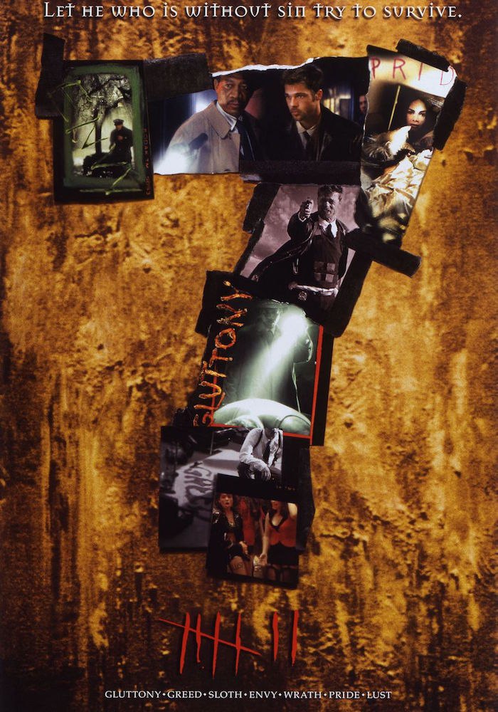 Семь (1995).Страна: США Жанр: триллер, драмаРейтинги: IMDb: 8.3 Kinopoisk: 8.6Режиссер: Дэвид ...