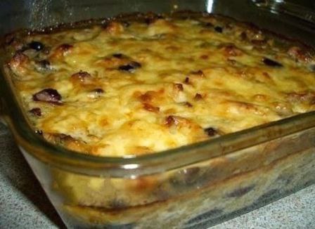 Жюльен с курицей и грибами.Этапы: Чередование Закрепление Стабилизация ЛестницаИнгредиенты:- куриная ...