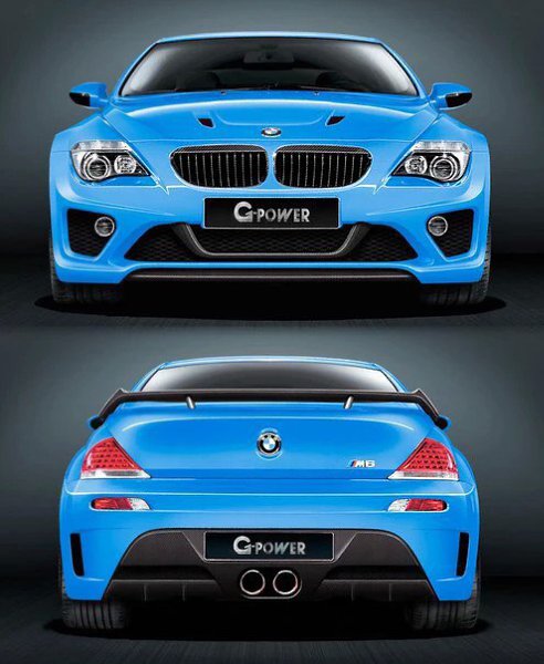 BMW M6 G-Power Hurricane CS.  370 / 230 mph.  100 / 4.2 ... - 3