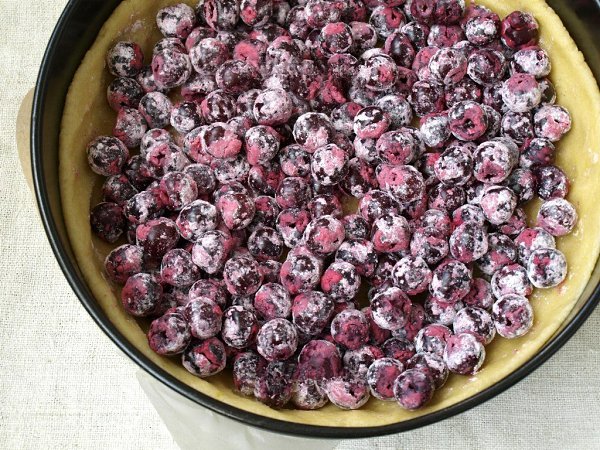 Рецепт песочного пирога с вишней. Предлагаю вам ещё один рецепт вкусного пирога с вишней - в этот ... - 4
