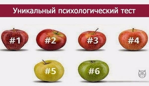 Выбери свое яблоко! Простой психологический тест К какому из изображенных на картинках сами тянутся ...