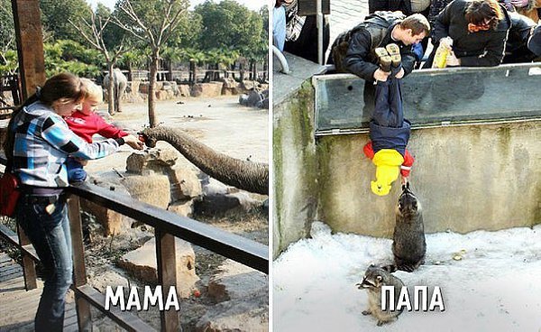 10 причин, почему с мамами спокойнее, а с папами — интереснее! - 10