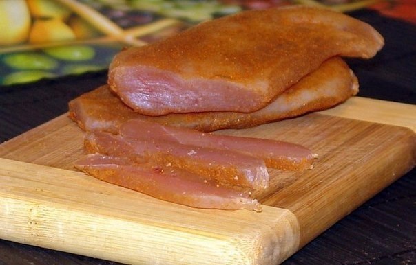 КУРИНЫЙ БАЛЫК.Поверьте - это ОЧЕНЬ вкусно!!Любите балык? А не попробовать ли приготовить его самим, ...