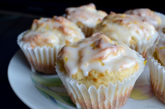 Lemony Greek Yogurt Muffins