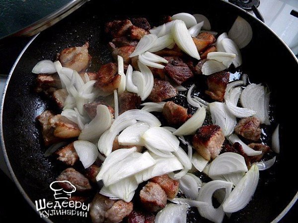 ОДЖАХУРИ - КАРТОФЕЛЬ С МЯСОМ ПО-ГРУЗИНСКИ.ИНГРЕДИЕНТЫ: мясо лук перец специи ... - 2