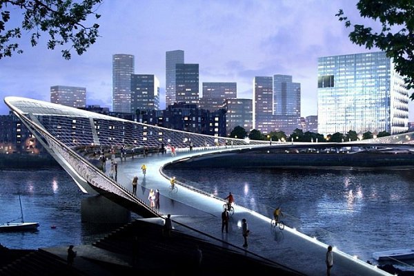10 самых оригинальных проектов пешеходного моста в Лондоне. - 8