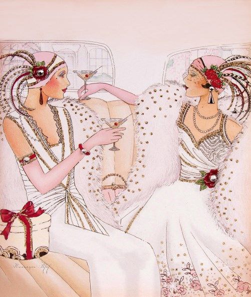 Fashion Illustration Art Deco - 2