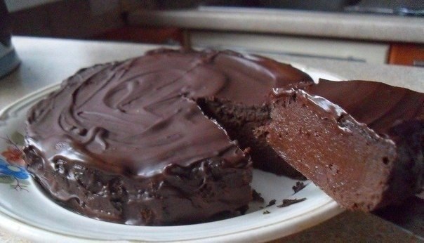Шоколадный торт.БЕЗ муки, масла, маргарина,сахара и прочих вредностей! :)Калорийность на один ...