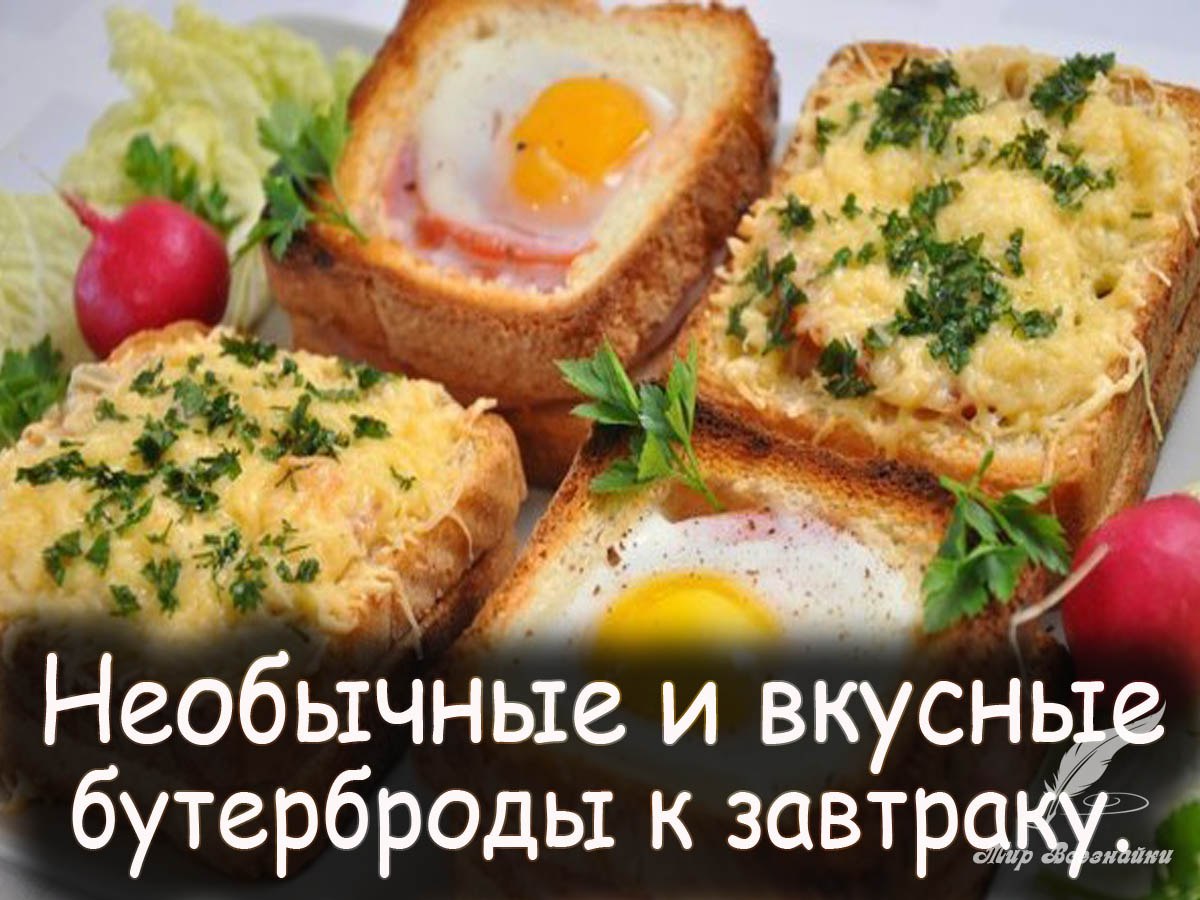 Необычные и вкусные бутерброды к завтраку. Такой завтрак ... | Быстров -  Коротко о Главном | Фотострана | Пост №1095825321