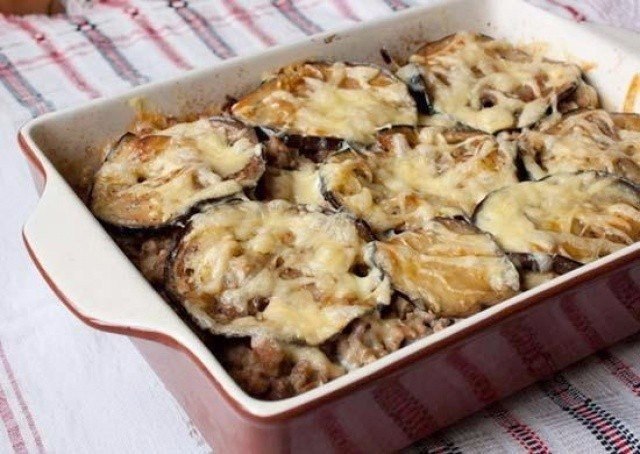 Мясная запеканка с баклажанами: фитнес-ужин! на 100грамм - 163.87 ккалБ/Ж/У - 10.03/12.24/3 ...