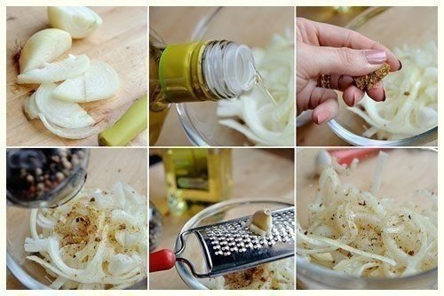 Бабушкин запеченный картофель.Ингредиенты:750 гр картофеля4 яйца вкрутую1 средняя луковица1 зубчик ... - 5