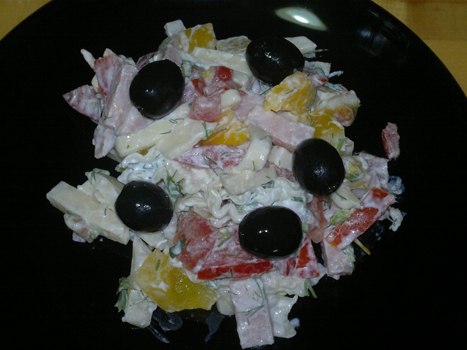 Итальянский салат Belissimo.Какая кухня является самой известной в мире? Конечно же, итальянская. ...